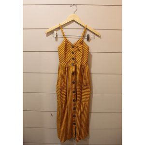 Striped Button Down Sundress
